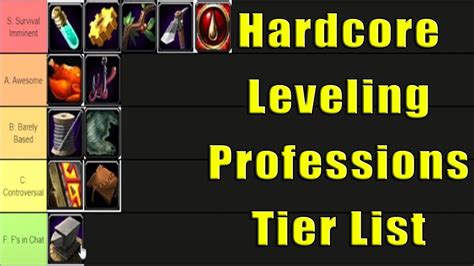 Our Hardcore Leveling Tier List is your invaluable guide to identifying the most suitable classes for your perilous journey to level 60. . Wow hardcore tier list